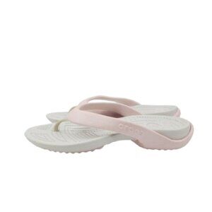 Crocs Women's Frosted Pearl Pink Athens Slip-On Flip Flop Size US 9
